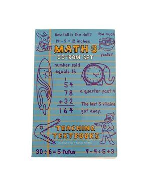 Teaching Textbooks Math 3 CD-ROM Set – Homeschool Curriculum